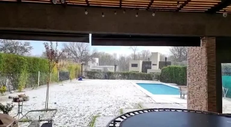 Granizo en San Antonio de Arredondo