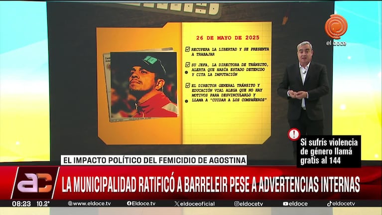 Las alertas que la Municipalidad ignoró para apartar a Barrelier