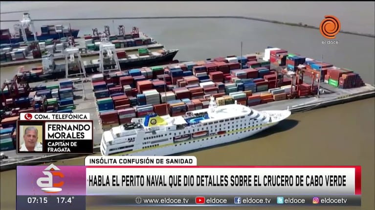 El crucero que llegó de África: un perito naval contó detalles de la confusión de Sanidad