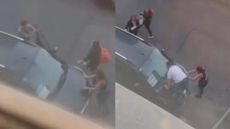 Así apuñalaron al conductor que luego se desvaneció, mató a una mujer tras atropellarla y murió