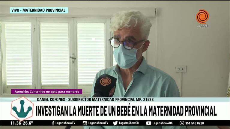 Murió un bebé en la Maternidad Provincial e investigan las causas