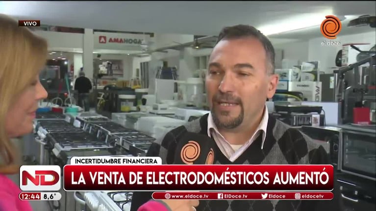 Creció la venta de electrodomésticos