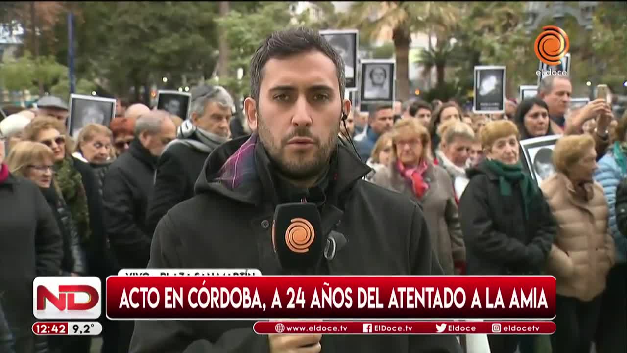 AMIA: el acto en Córdoba