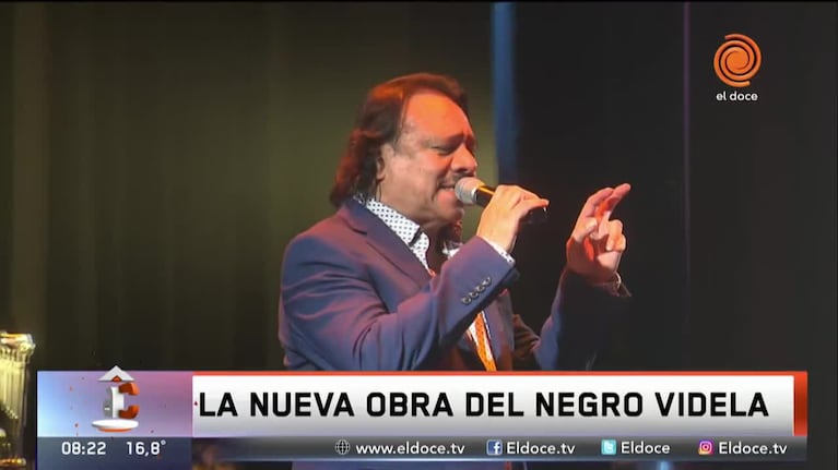El Negro Videla presentó su nuevo disco