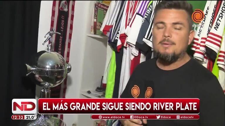 El hincha cordobés que tiene un museo de River 