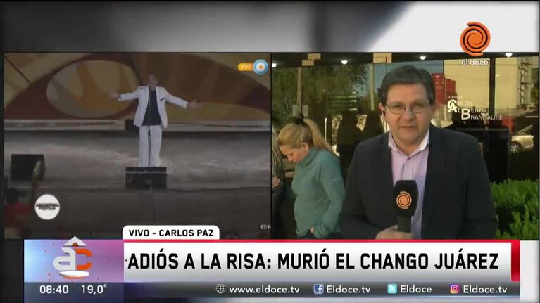 Murió el humorista cordobés Chango Juárez