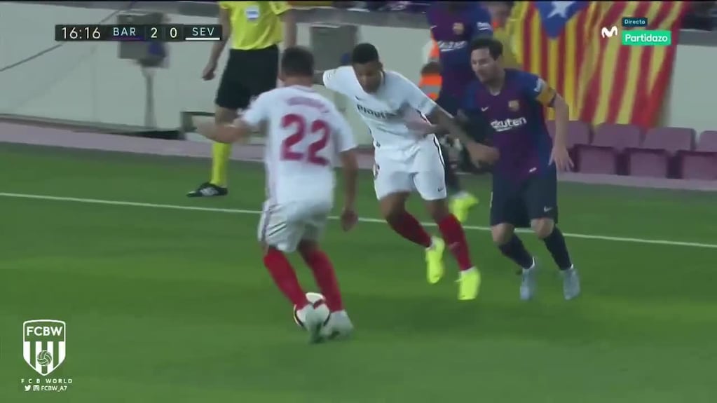 La lesión de Lionel Messi en su brazo