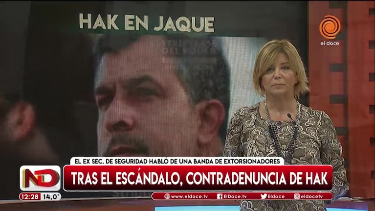 La contradenuncia de Diego Hak