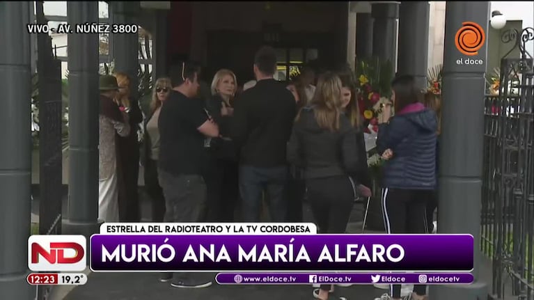 El último adiós a Ana María Alfaro 