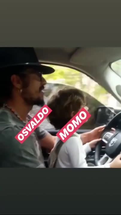 El video de Osvaldo con su hijo manejando