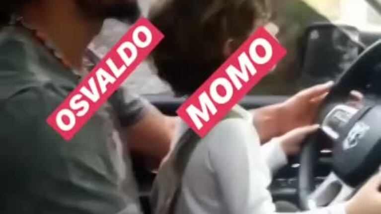 El video de Osvaldo con su hijo manejando