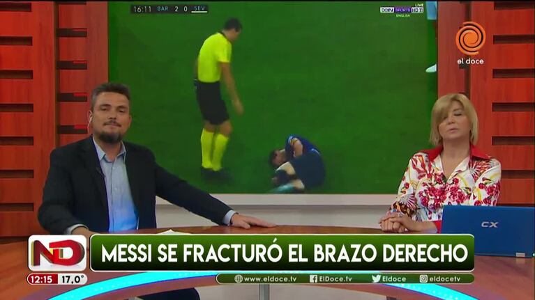 La recuperación para la lesión de Messi 