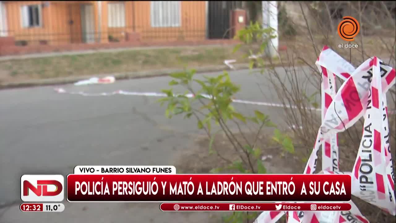 Los familiares del ladrón muerto 