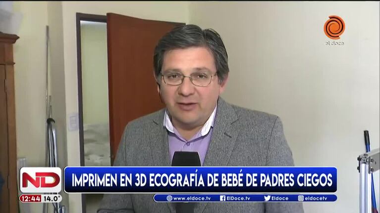 Imprimen en 3D la ecografía de un bebé para los padres ciegos