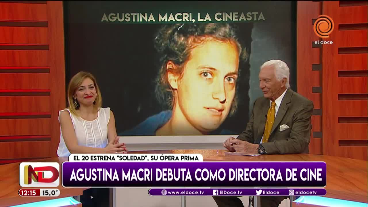 Agustina Macri, la hija del Presidente, debuta como directora de cine