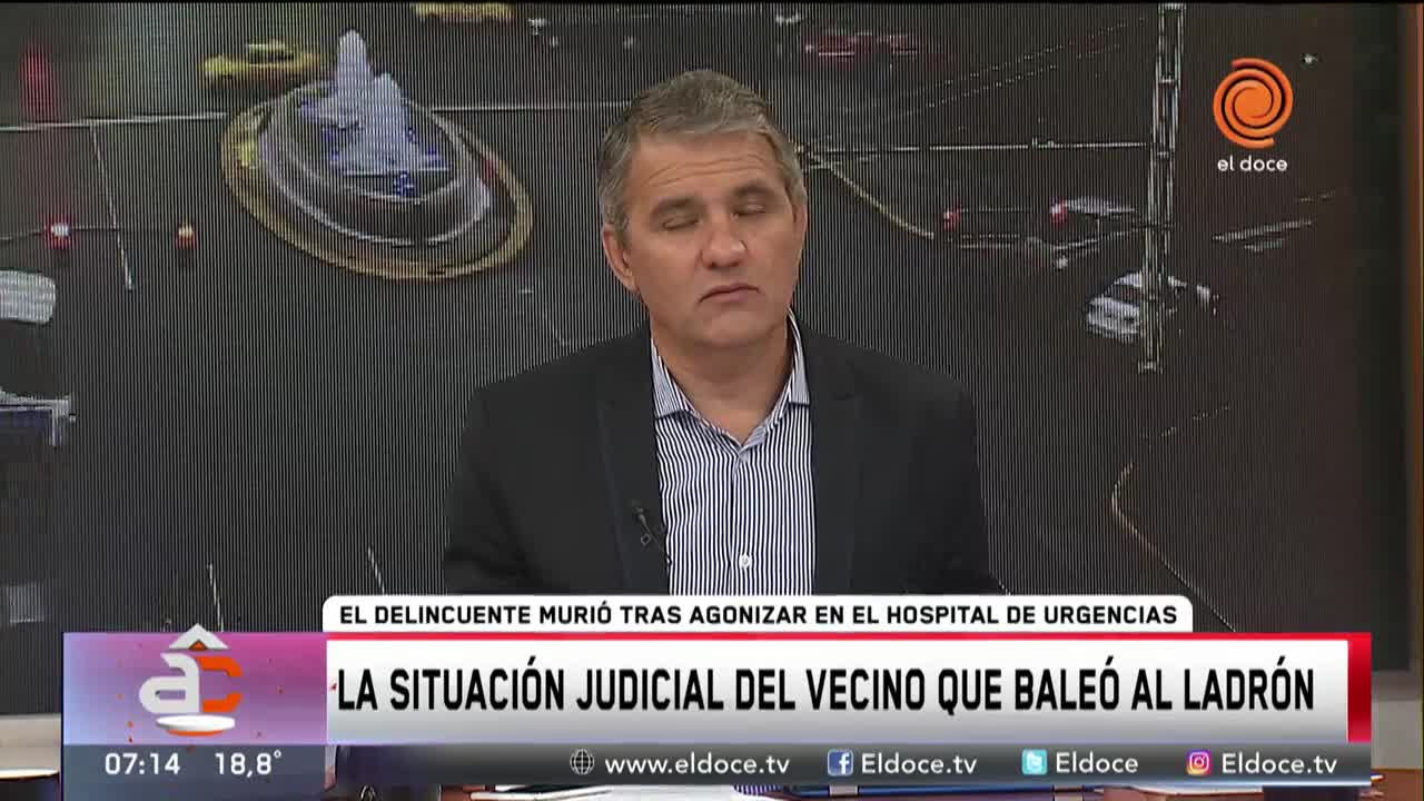 La palabra del abogado del vecino que mató al ladrón