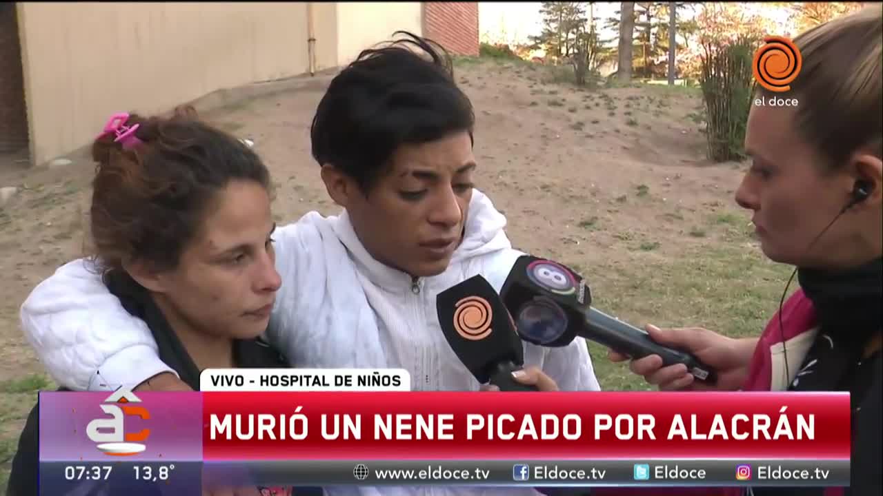 Murió un nene por una picadura de alacrán