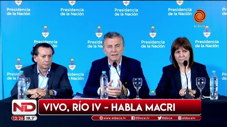 La conferencia de Macri en Córdoba