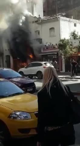 Incendio en Bv. San Juan