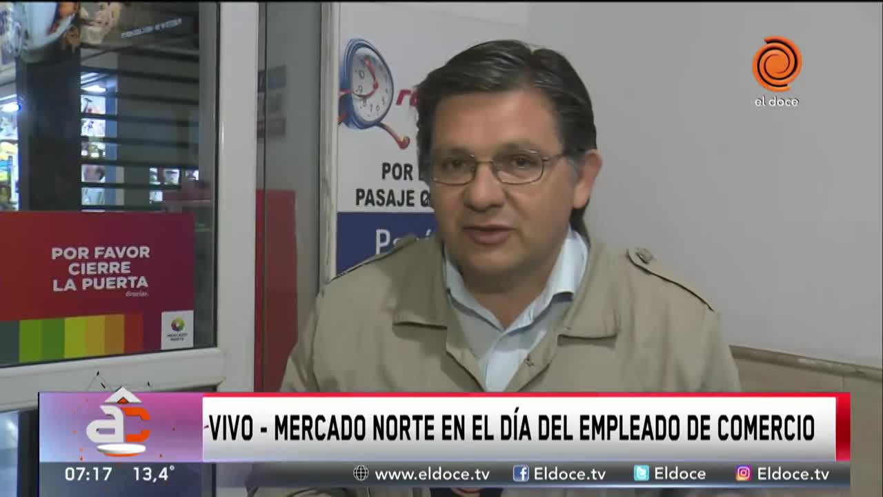 Comercios abren hasta el mediodía para no perder ventas