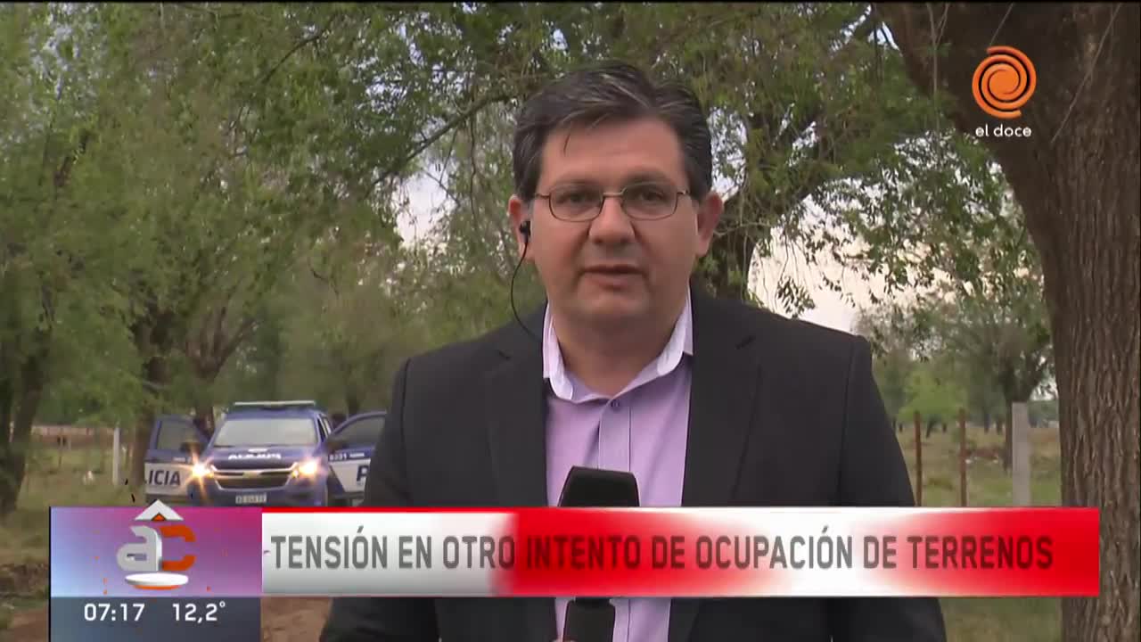 Tensión en Juárez Celman por un intento de ocupación de tierras