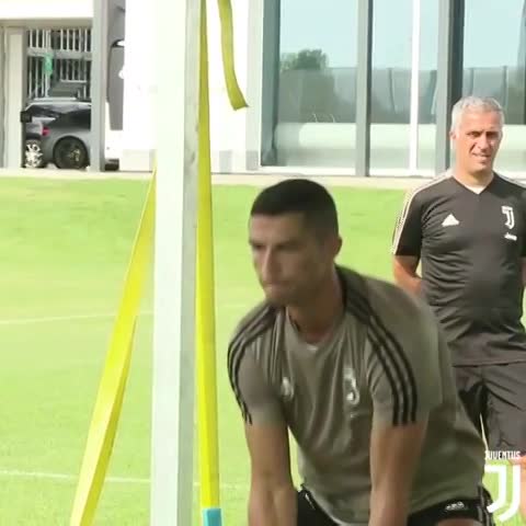 Dybala y Cristiano entrenan juntos