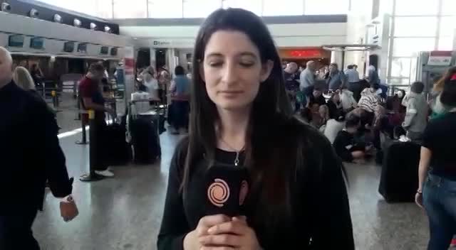 La bronca en el aeropuerto de Córdoba