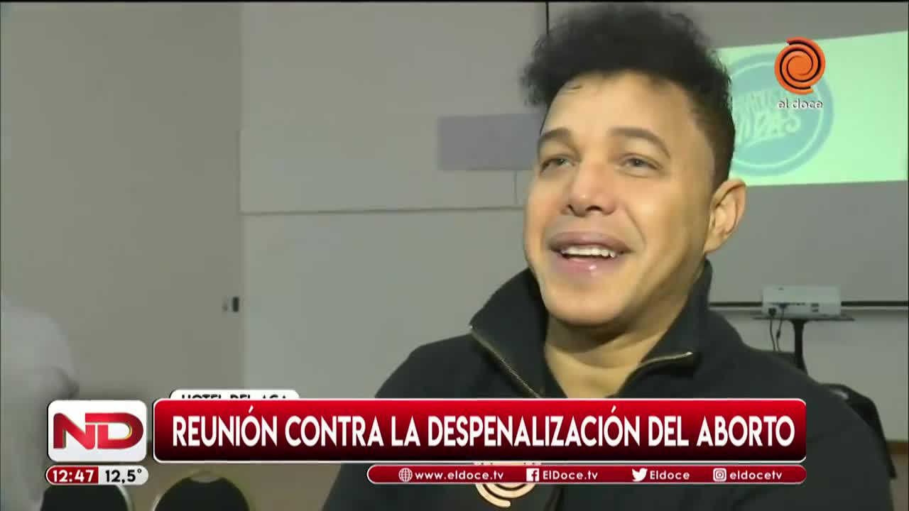 Jean Carlos, contra la despenalización del aborto