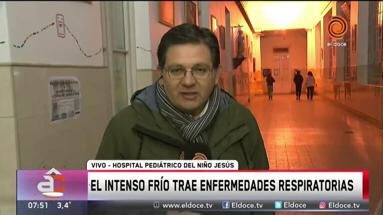 El frío generó un pico de consultas por enfermedades respiratorias