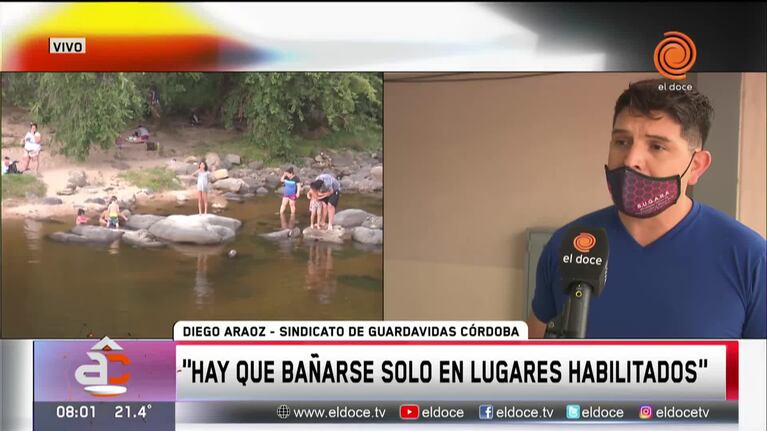 Medidas de seguridad para bañarse en los balnearios