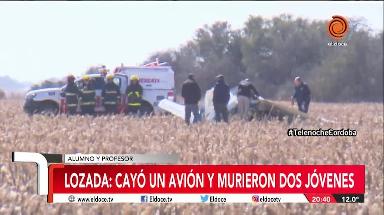 Los testimonios tras la tragedia aérea en Lozada