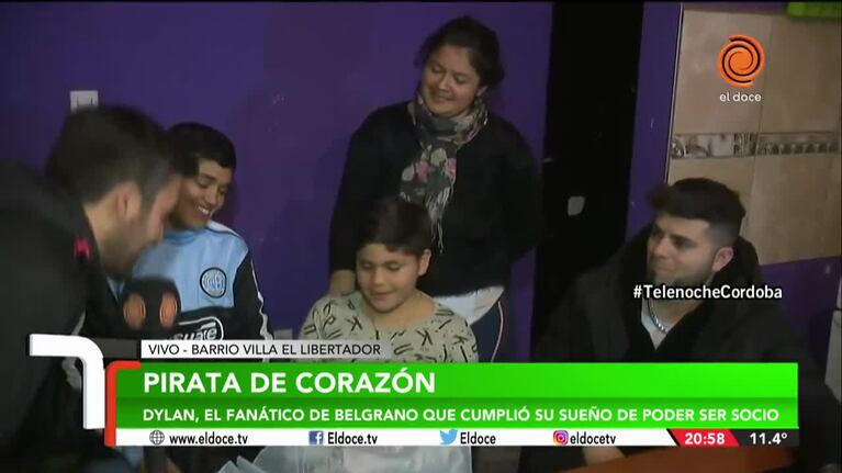 Él es Dylan, el niño que cumplió su sueño de ser socio Pirata