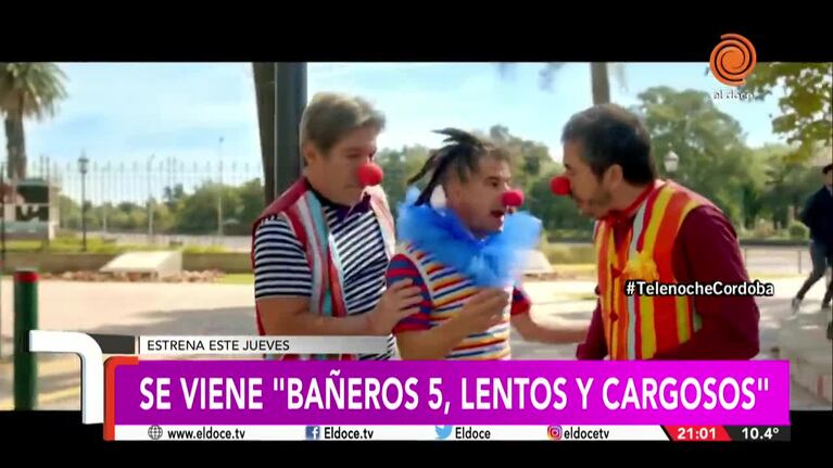 "Bañeros 5, lentos y cargosos" llega a la pantalla grande