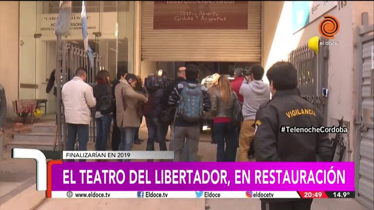 El histórico Teatro del Libertador, en plena restauración