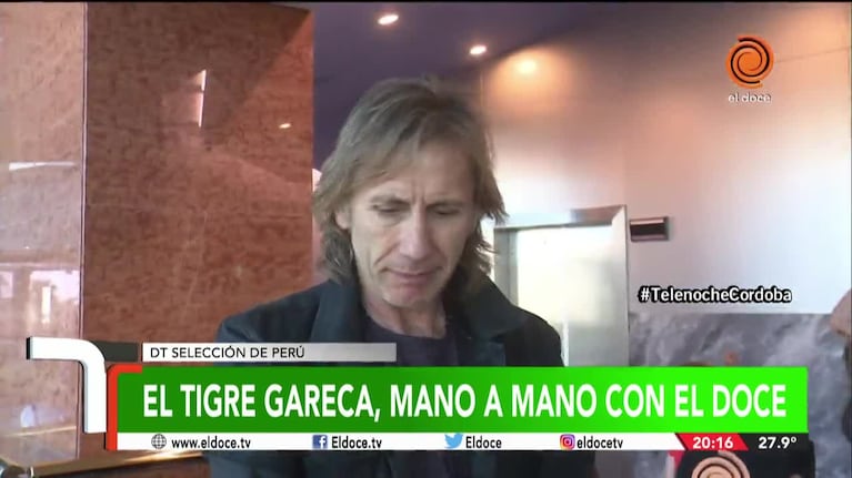 Ricardo Gareca, mano a mano con El Doce