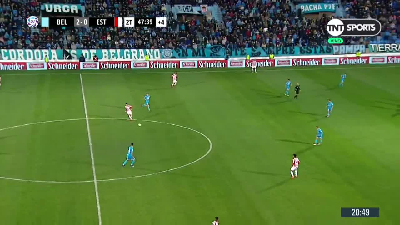 Gol en contra: Olivares puso el 2-1 para Estudiantes