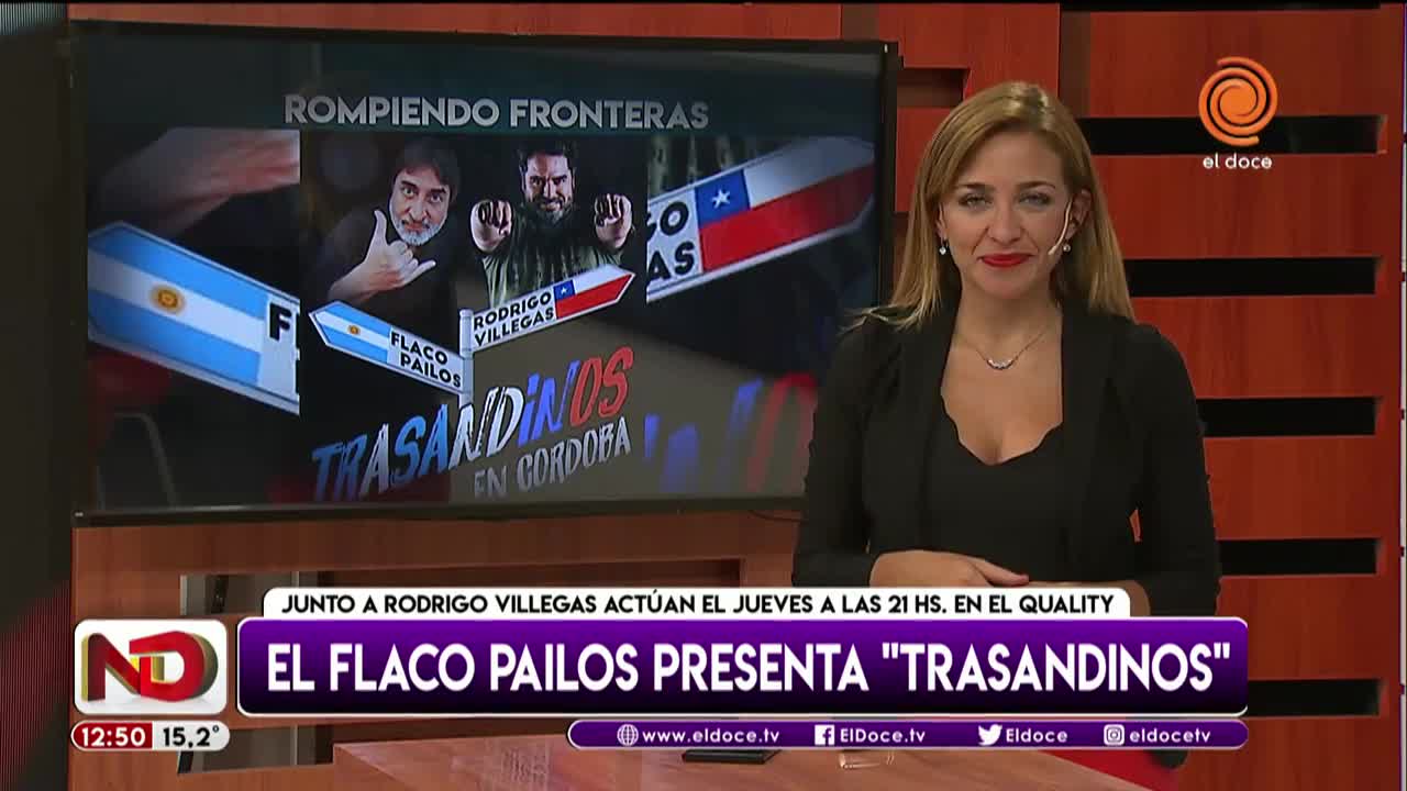 El Flaco Pailos presenta su nuevo espectáculo "Trasandinos"