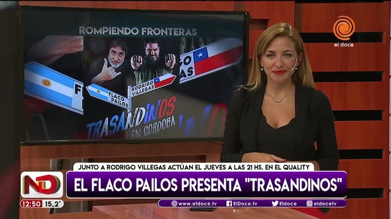 El Flaco Pailos presenta su nuevo espectáculo "Trasandinos"