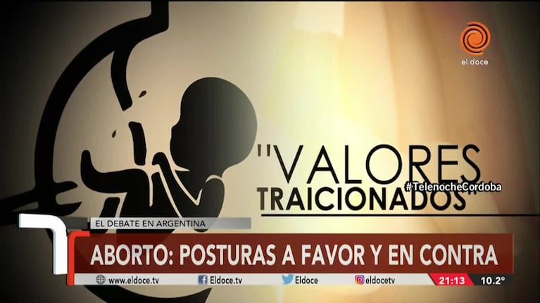 Cuvertino se expresó en contra del aborto