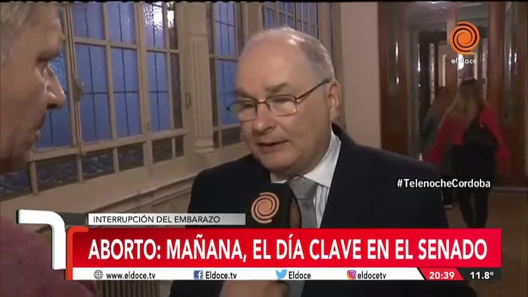 Un senador cordobés reconoció "presiones"