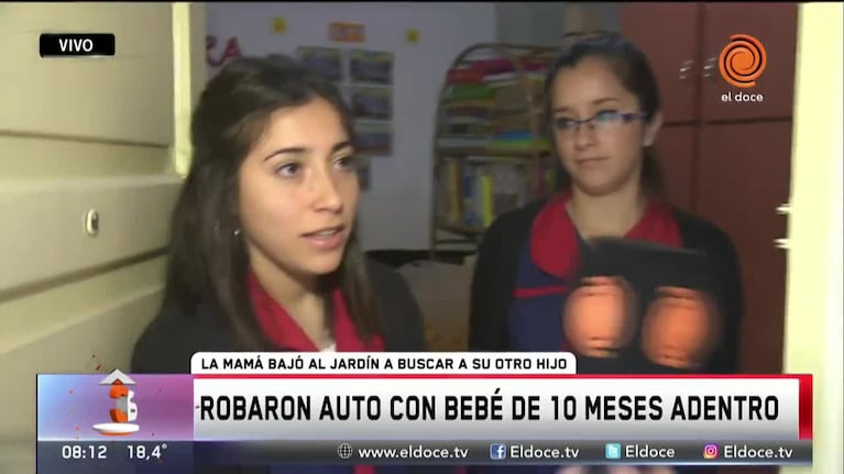 Cómo fue el robo del auto con un bebé adentro en barrio Los Naranjos