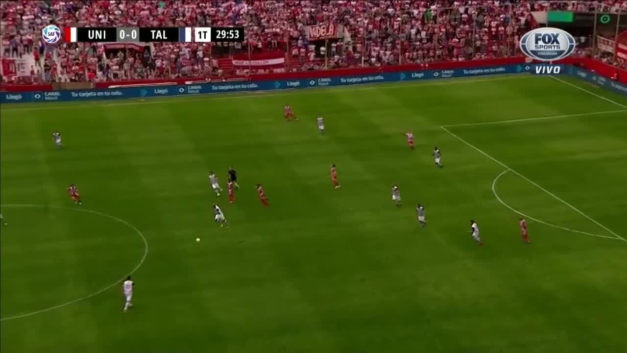 El gol de Talleres y el de Unión, en un minuto