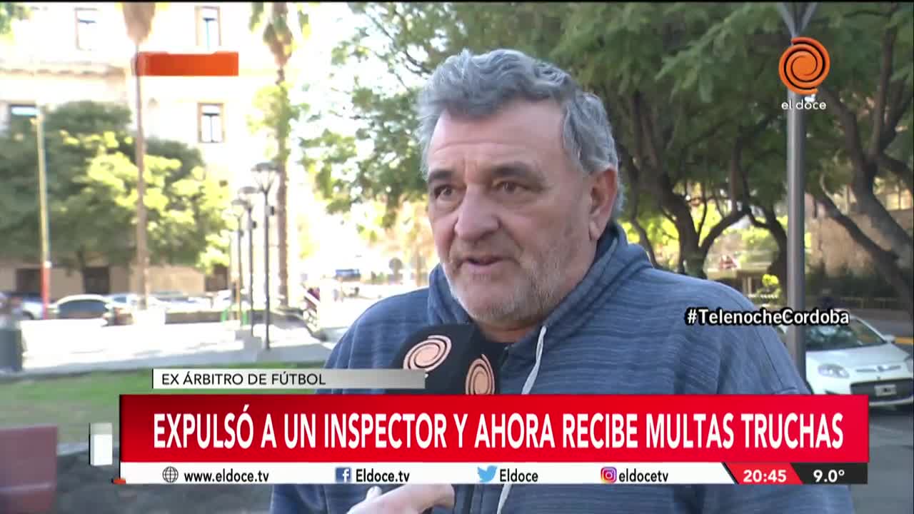 Un ex árbitro asegura que lo multaron por venganza