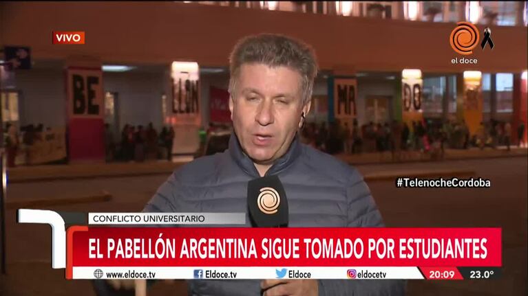 Tensión en el Pabellón Argentina: estudiantes vs. empleados