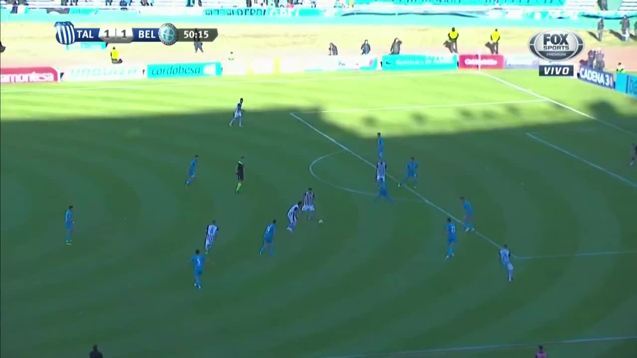 Contra letal y 2-1 para Belgrano ante Talleres