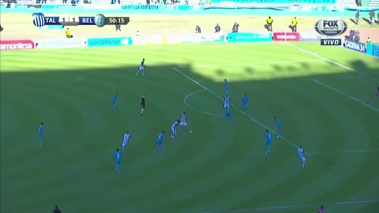 Contra letal y 2-1 para Belgrano ante Talleres
