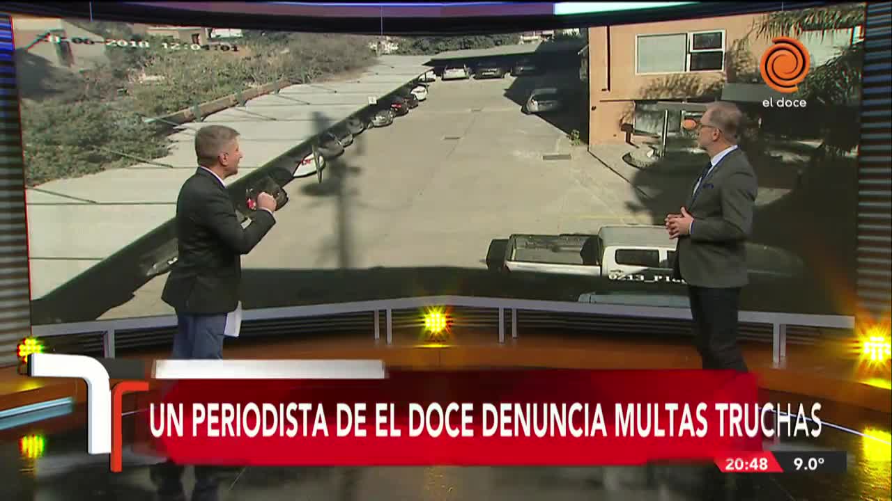 La multa trucha a un periodista de El Doce