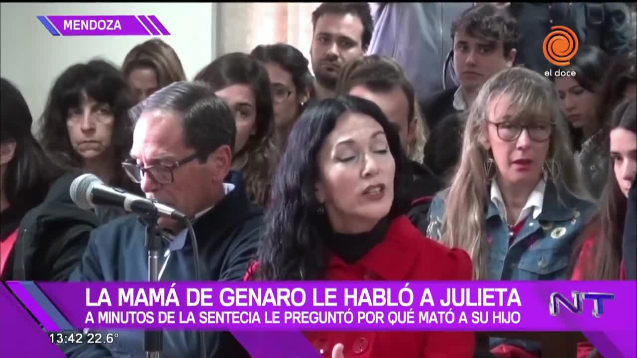 La mamá del rugbier: "Genaro te quería"