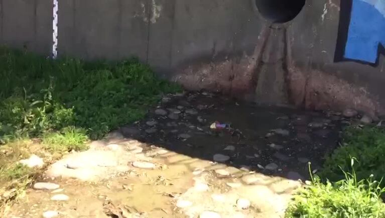 Aguas servidas al río Suquía