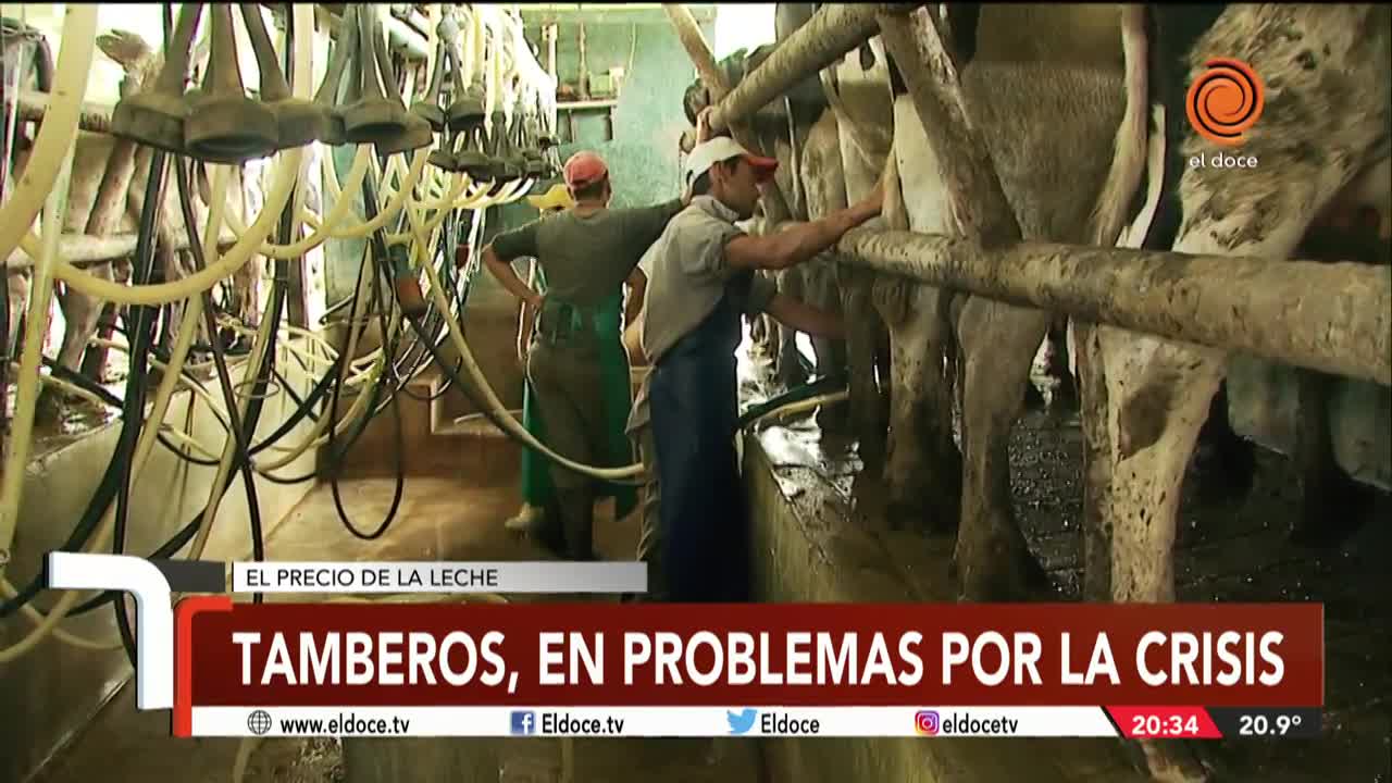 Los tamberos, en problemas por la crisis Argentina